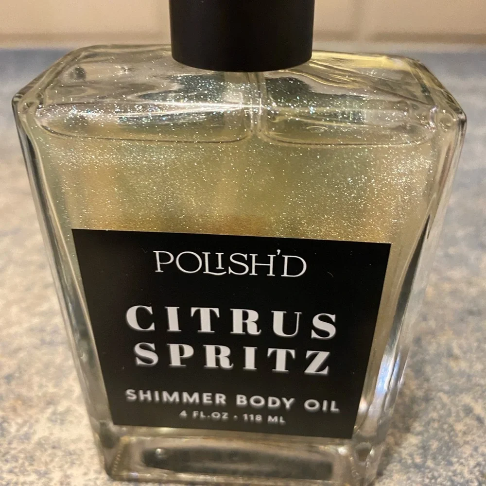 Citrus Spritz Shimmer Body Oil Gold